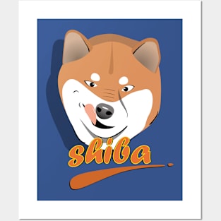 Shiba puppy Posters and Art